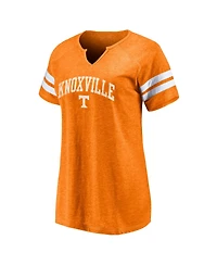 Fanatics Women's Tennessee Orange Tennessee Volunteers Arched City Tri-Blend Raglan Notch Neck T-Shirt