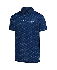FootJoy Men's Navy The Players ProDry All Over Print Polo Shirt