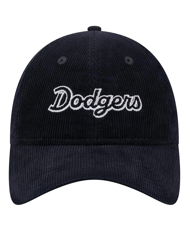 New Era Women's Dark Blue Los Angeles Dodgers Corduroy 9TWENTY Adjustable Hat