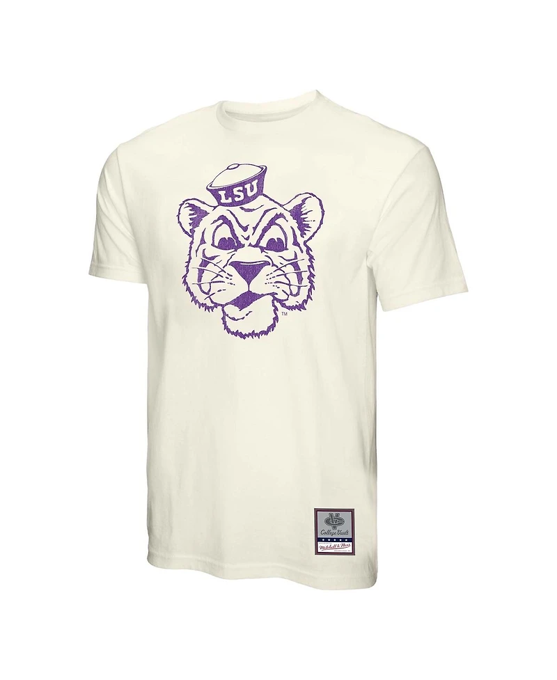 Mitchell & Ness Men's Cream Lsu Tigers Vintage Tone T-Shirt