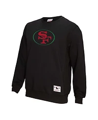 Mitchell & Ness Men's and Women's Black San Francisco 49ers Excellence Collection Icon Pullover Sweatshirt