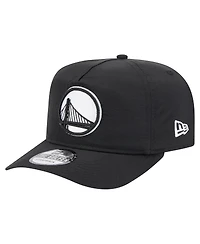 New Era Men's Black Golden State Warriors Injection Everyday Golfer Adjustable Hat