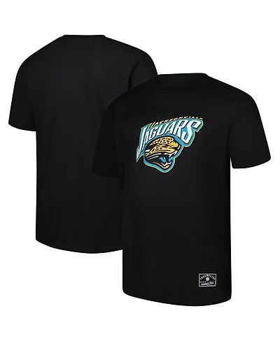 Mitchell & Ness Men's Black Jacksonville Jaguars Classic Crew Neck T-Shirt