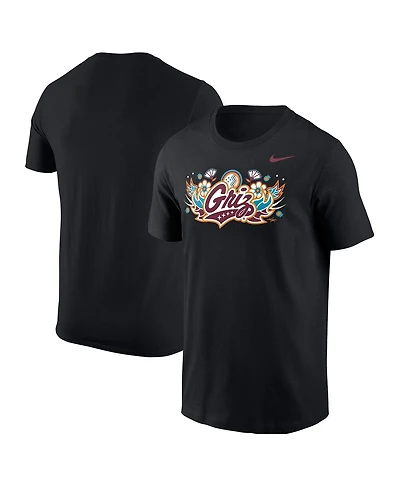 Nike Men's Black Montana Grizzlies Core Cotton T-Shirt