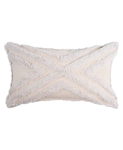 Levtex Mona Tufted Pattern Decorative Pillow, 12" x 20"