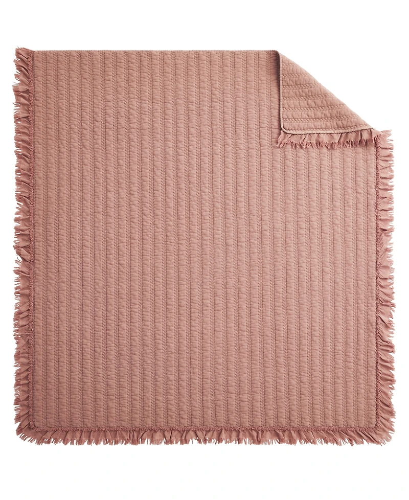 Levtex Wilhemina Stone Washed Quilted Throw, 50" x 60"