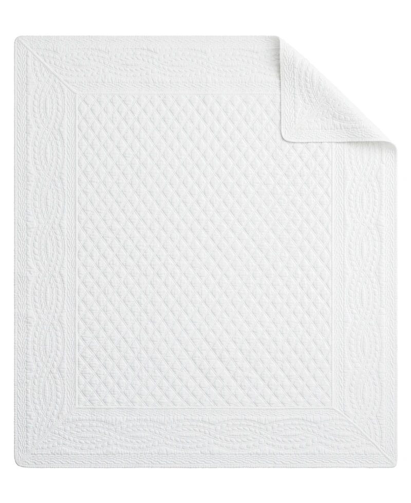 Levtex Ballou Enzyme Washed Quilted Throw, 50" x 60"