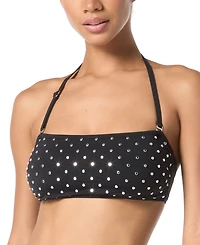 Michael Michael Kors Women's Studded Bandeau Bikini Top