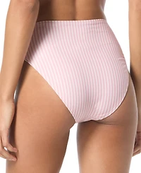 Michael Kors Women's Stripe High-Waist Bottoms