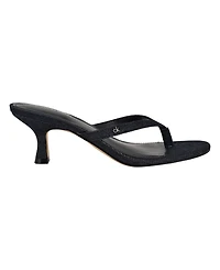 Calvin Klein Women's Opelle Tapered Kitten Heel Sandals
