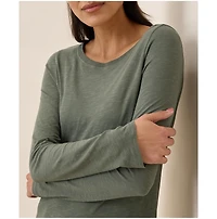 Pact Women's Organic Cotton Featherweight Slub Long Sleeve Tee