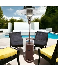 Outdoor 48000 Btu Propane Patio Heater with Durable Steel Construction