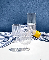 Abode Homewares Party Sleeve Stemless Glasses, Set of 6