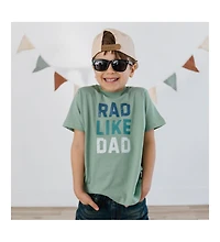 Sweet Wink Toddler Boys Rad Like Dad Short Sleeve T-Shirt
