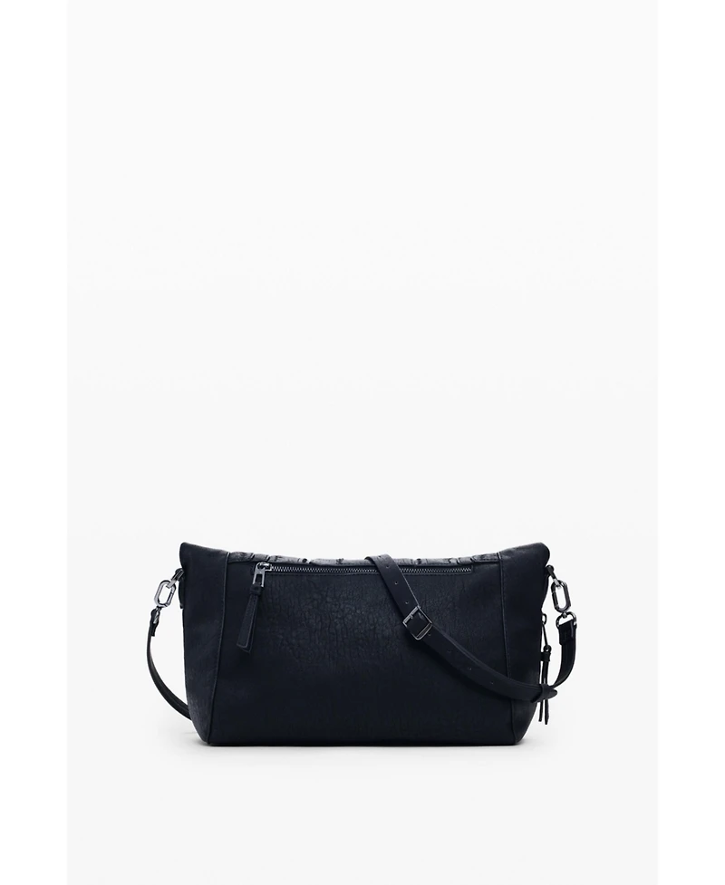 Desigual Women's Medium embroidered faux leather bag