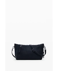 Desigual Women's Medium embroidered faux leather bag