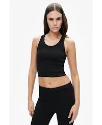 Nocturne Women's Ribbed Crop Top