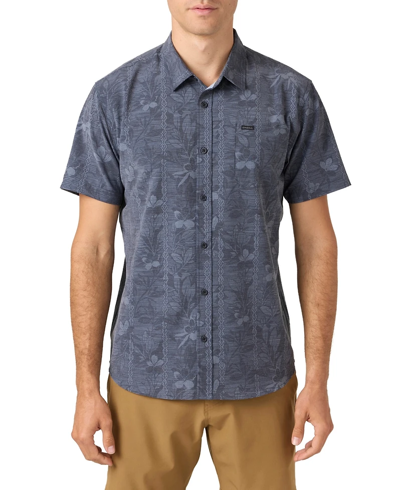 O'Neill Men's Traveler Traverse Short Sleeve Standard Shirt