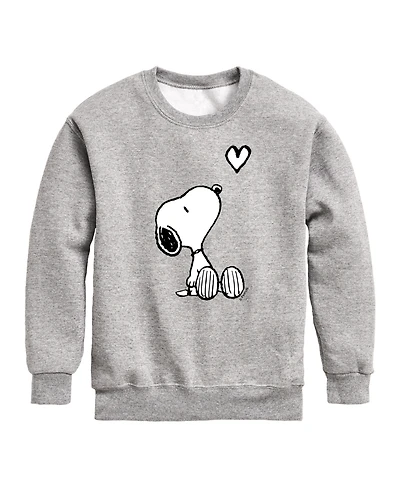 Peanuts Toddler Boys Snoopy Heart Graphic Sweatshirt