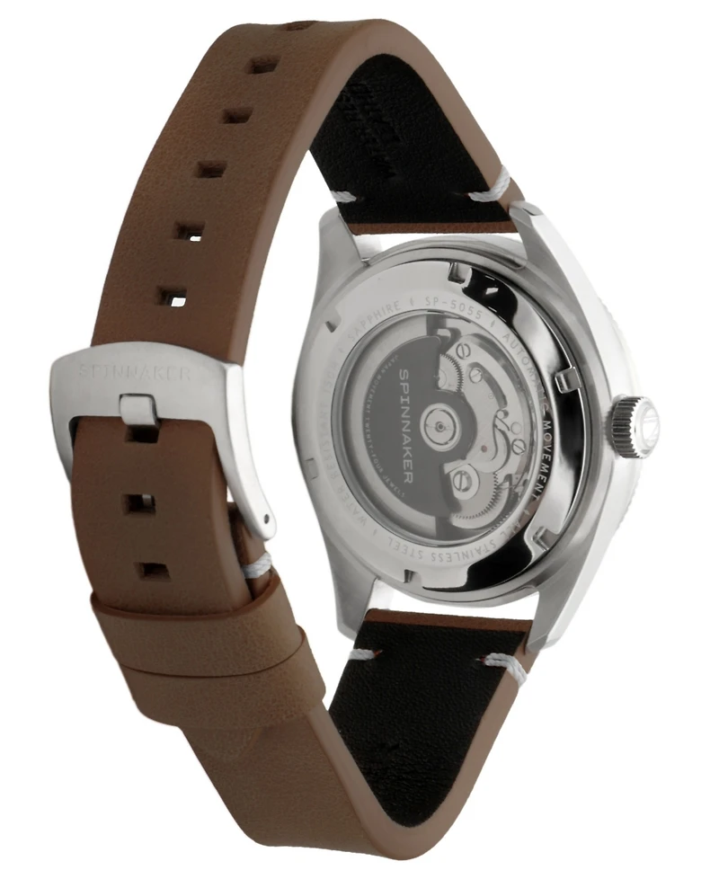 Spinnaker Men's Fleuss Automatic Leather Strap Watch