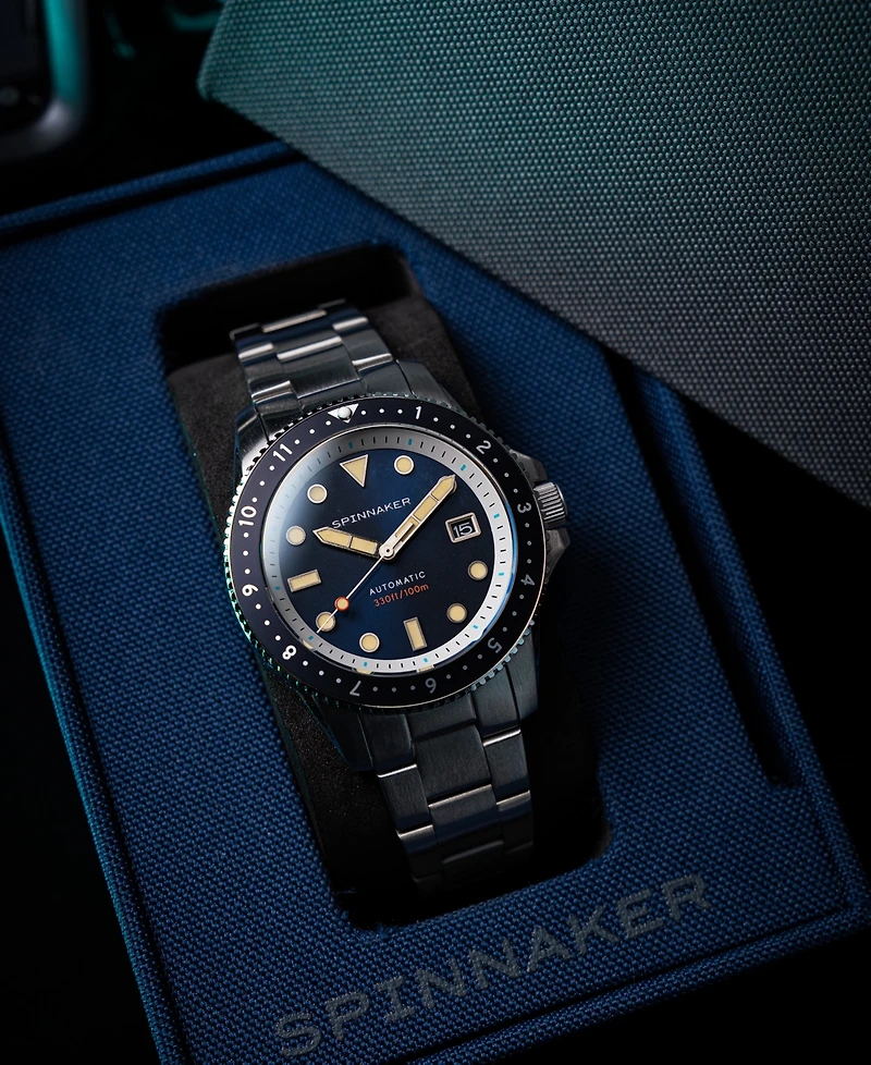 Spinnaker Men's Croft Pioneer Automatic Solid Stainless Steel Bracelet Watch