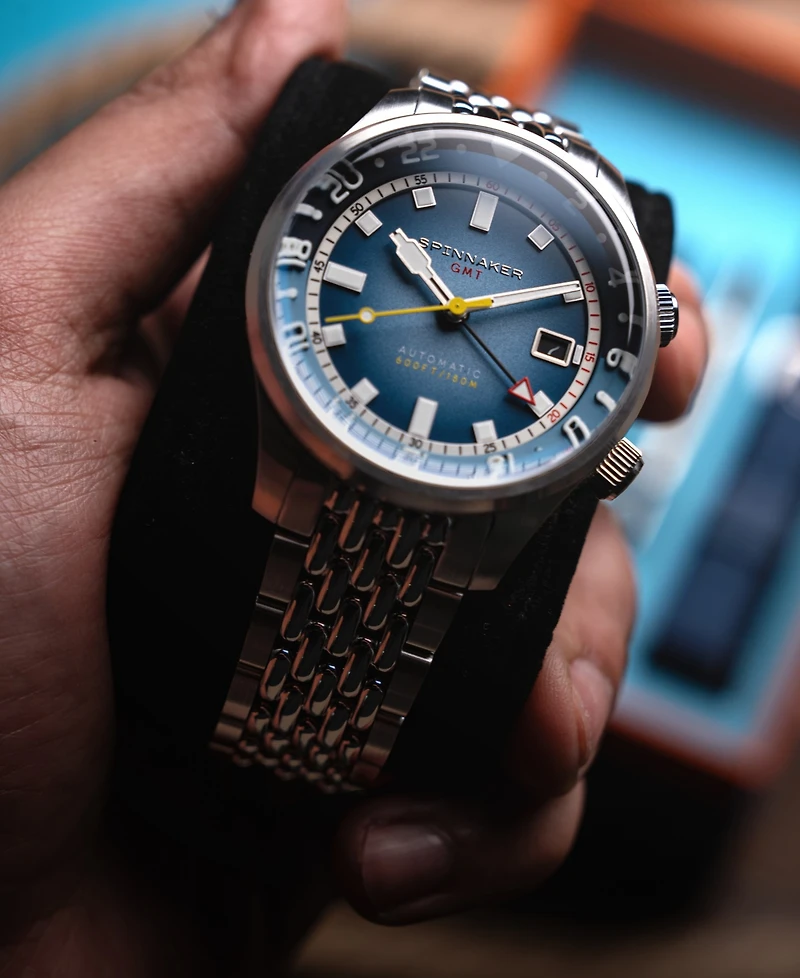 Spinnaker Men's Bradner Gmt Automatic Solid Stainless Steel Bracelet Watch