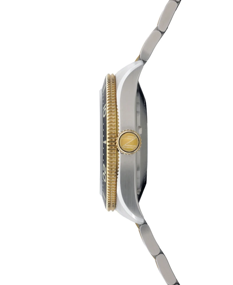 Spinnaker Men's Croft 42 Skeleton Automatic Two Tone Solid Stainless Steel Bracelet Watch, 42mm