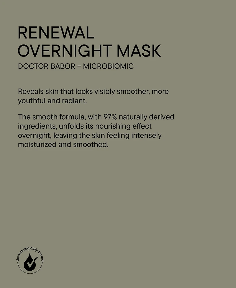 Babor Microbiomic Renewal Overnight Mask, 2.53 oz.
