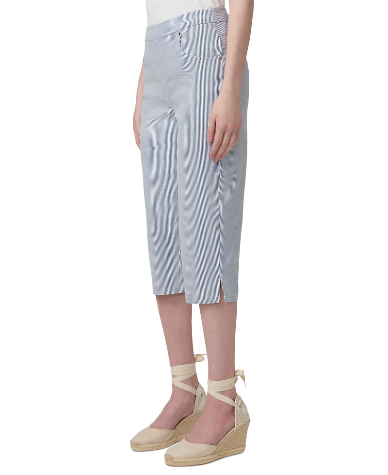 Hue Women's Spring Stripe Pedal Pusher Pants