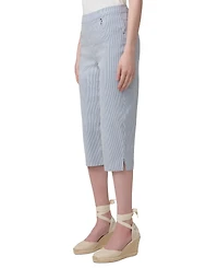 Hue Women's Spring Stripe Pedal Pusher Pants