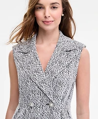Karl Lagerfeld Paris Women's Abstract Jaquard Knit Dress