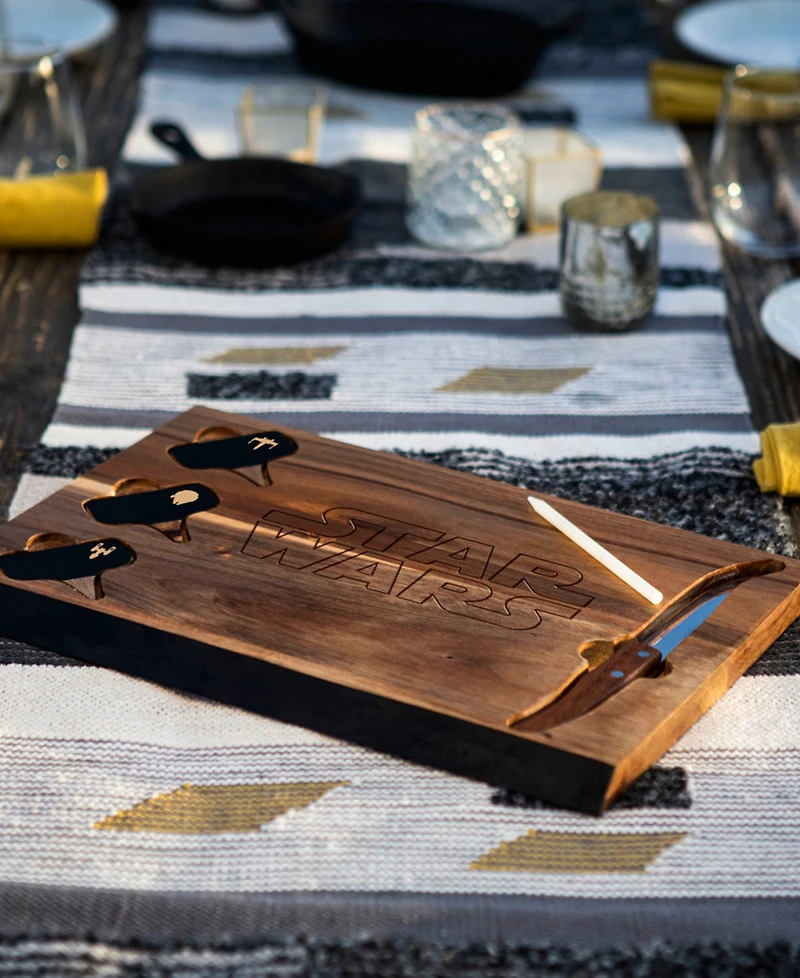 Toscana Star Wars Acacia Delio Cheese Cutting Board Tools, Set of 6