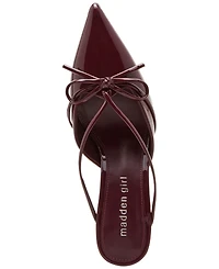 Madden Girl Bellsss Pointed-Toe Bow Dress Mules