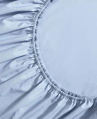 Closeout! Calvin Klein Washed 200-Thread Count Cotton 3-Pc. Sheet Set, Twin