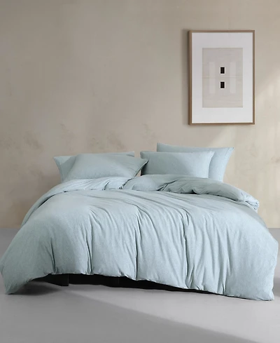 Closeout! Calvin Klein Modern Cotton Melange Jersey 3 Piece Comforter Set, King