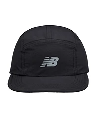 New Balance Men's Flying Logo Black 5-Panel Camper Hat