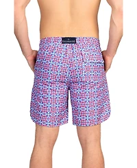 Tailorbyrd Big & Tall Kaleidoscope Print Swim Shorts - Comfortable and Stylish Swimwear