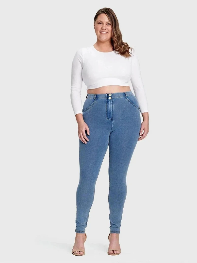 Freddy Women's Curvy High-Rise Sculpting Skinny Jeans