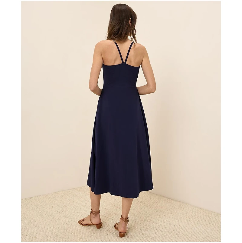 Pact Women's Organic Cotton Fit & Flare Midi Dress - Shorty