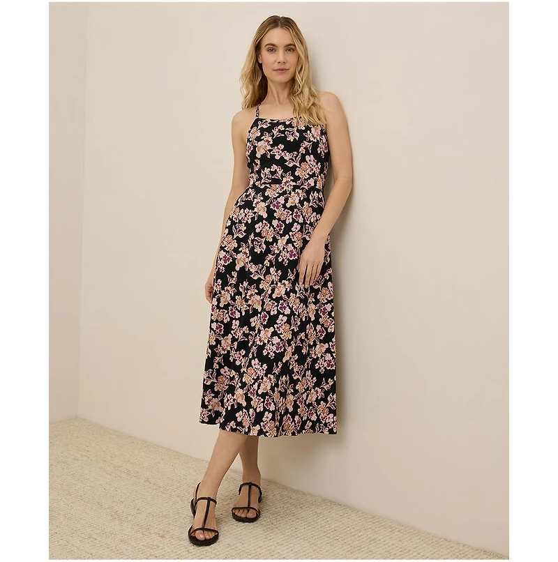 Pact Women's Organic Cotton Fit & Flare Midi Dress - Shorty