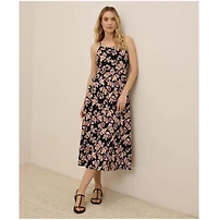 Pact Women's Organic Cotton Fit & Flare Midi Dress - Shorty