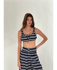 WeWoreWhat Women's Scrunchie Crop Top