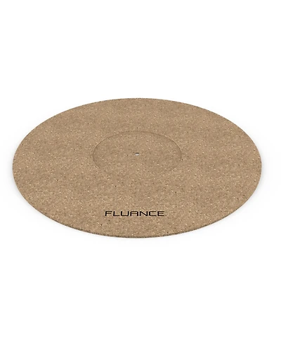 Fluance Turntable Cork Platter Mat - Audiophile Grade Improves Sound & Performance for Vinyl Record Players (TA21)