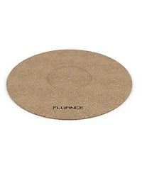 Fluance Turntable Cork Platter Mat - Audiophile Grade Improves Sound & Performance for Vinyl Record Players (TA21)