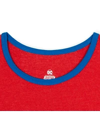 Justice League Girls Dc Comics Wonder Woman Ringer T-Shirt