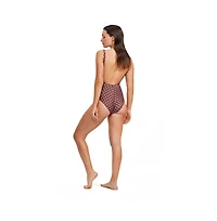 Luma Gottex Women's Vintage Charm Square Neck Tank One Piece