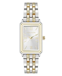 Anne Klein Women's Quartz Rectangular Estate Two-Tone Metal Alloy Watch, 25mm