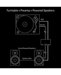 Fluance PA10 High Fidelity Phono Preamp (Preamplifier) with Riaa Equalization for Mm Turntables/Vinyl Record Players