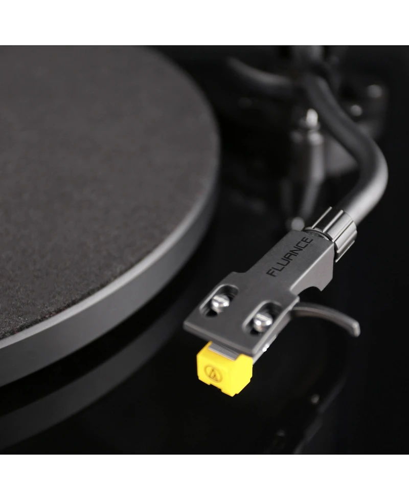 Fluance RT80 Classic High Fidelity Vinyl Turntable Record Player featuring Audio Technica AT91, Belt Drive