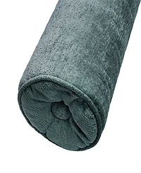 Edie@Home Delmonico Chenille Lumbar Neck Roll Decorative Pillow, 7"x18"